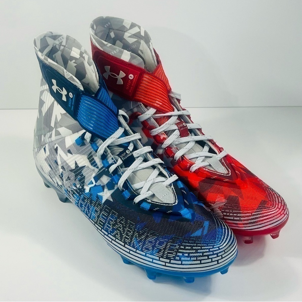 Under Armour UA Highlight MC LE USA Football Cleats Men Size US 11.5 NEW